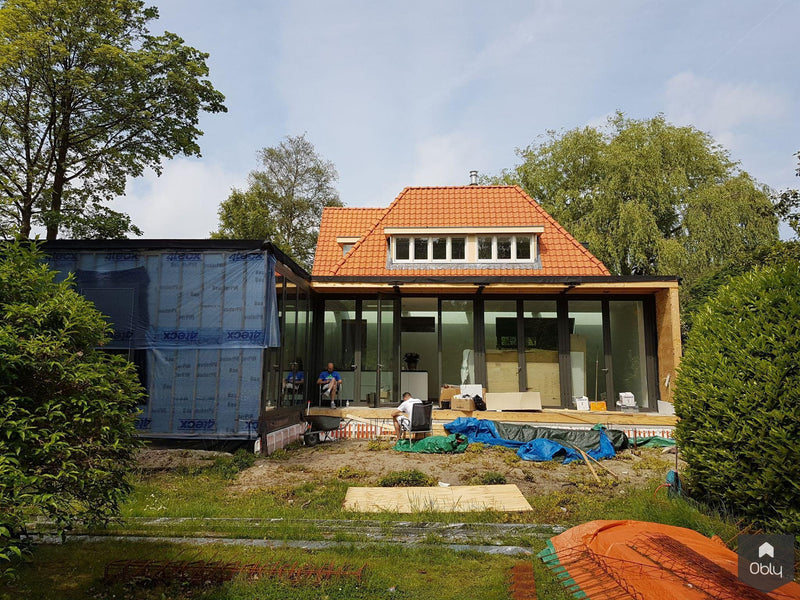 Verbouw en aanbouw woning uit 1928-Voorwinde Architecten-Aanbouw,alle-OBLY