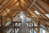 Verbouwing boerderij-Mark Mutsaers architectuur & interieur-AtelierAanHuis,BoerderijRenovatie,HistorischKarakter,HoutenSpanten,MonumentaalPand,OpenLeefruimte,VideMetLoopbrug,Woonkamer-Verbouwing boerderij-OBLY