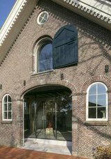 Verbouwing boerderij-Mark Mutsaers architectuur & interieur-AtelierAanHuis,BoerderijRenovatie,HistorischKarakter,HoutenSpanten,MonumentaalPand,OpenLeefruimte,VideMetLoopbrug,Woonkamer-Verbouwing boerderij-OBLY