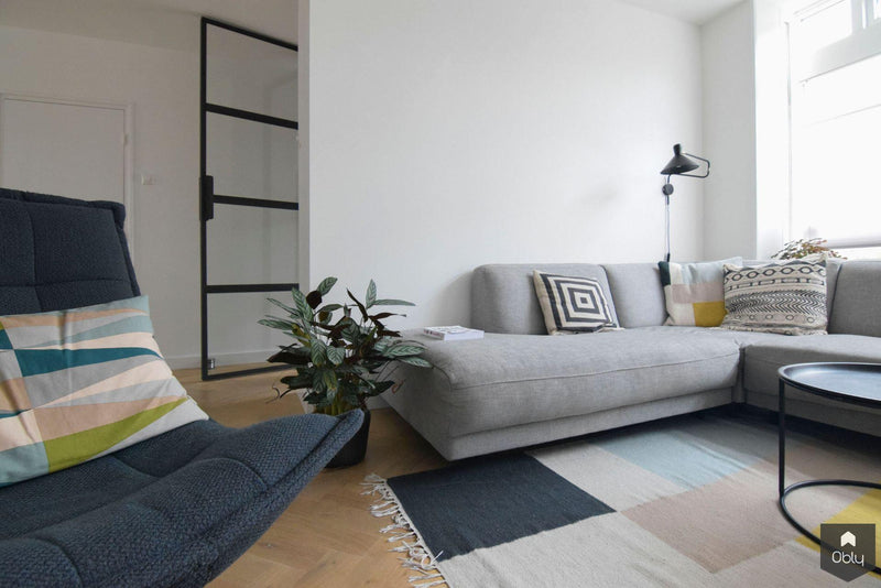 Verbouwing jaren '60 huis tot Scandinavische woning-Studio Lieke Sanders-alle,Woonkamer-OBLY