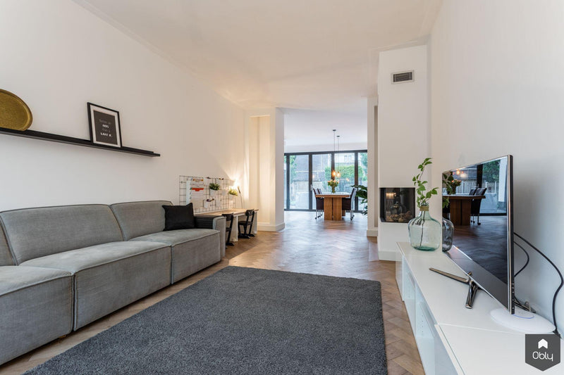 Verbouwing luxe 2-onder-1-kap jaren '30 woning-Van Os Architecten-Aanbouw,alle-OBLY