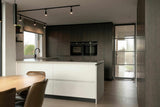 Verbouwing met zichtlijnen-Elke Speck interieurontwerp-donkere houttinten,kamer ensuite meubels,luxe woonkamerinrichting,maatwerk interieurdesign,maatwerk tv meubel,moderne woningverbouwing,open leefruimte,stijlvolle woonarchitectuur,verbouwing met zichtlijnen,Woonkamer-Verbouwing met zichtlijnen-OBLY