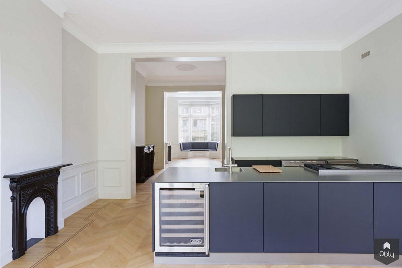 Verbouwing oud herenhuis met modern interieur-Gebr. Smits-alle, Woonkamer-OBLY