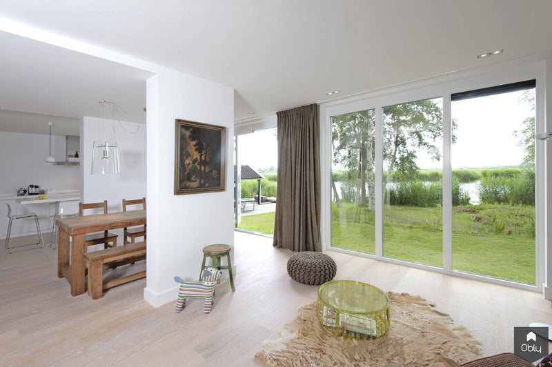 Verbouwing/uitbreiding villa Ilpendam - woonkamer-Paul Seuntjens Architectuur + Interieur-alle,Woonkamer-OBLY