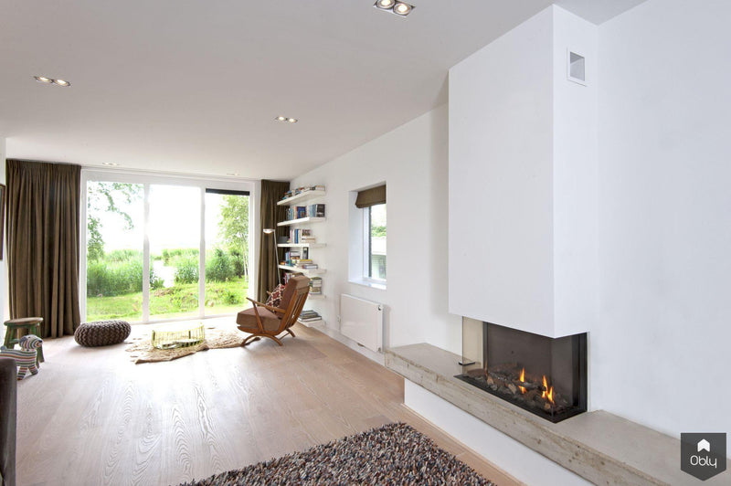 Verbouwing/uitbreiding villa Ilpendam - woonkamer-Paul Seuntjens Architectuur + Interieur-alle,Woonkamer-OBLY