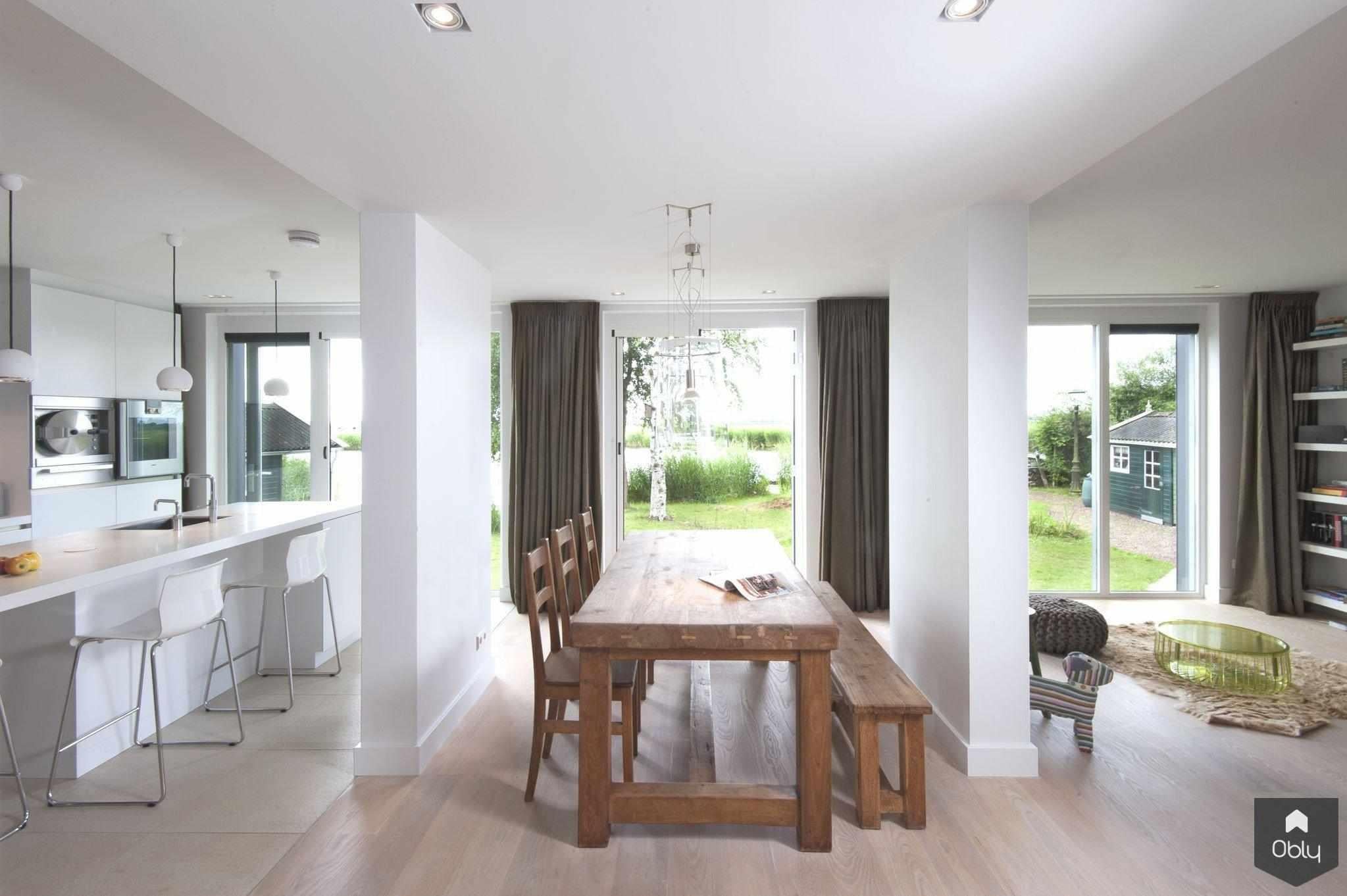 Verbouwing/uitbreiding villa Ilpendam - woonkamer-Paul Seuntjens Architectuur + Interieur-alle,eetruimte,grote puien,open leefruimte,uitzicht tuin,Woonkamer,zithoek,zonering-OBLY