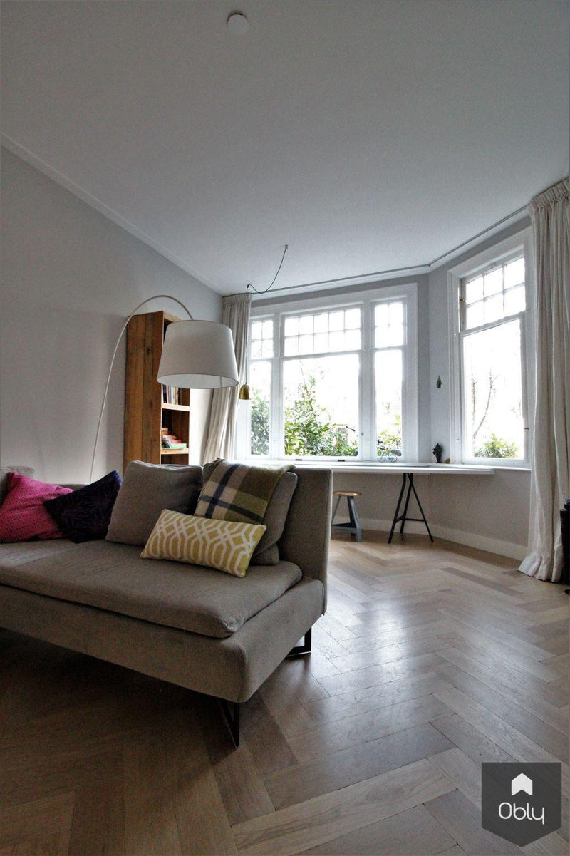 Verouderde visgraat op vloerverwarming-Vloerenhuis Amsterdam-alle,Woonkamer-OBLY