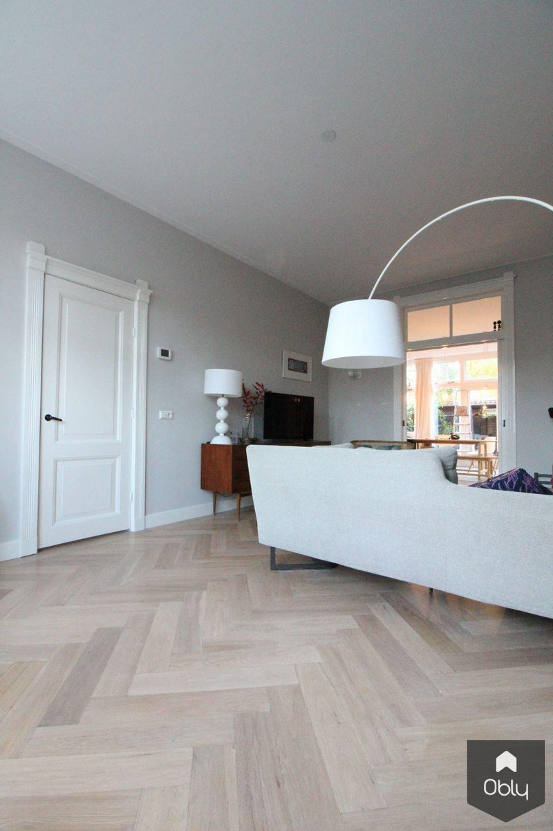 Verouderde visgraat op vloerverwarming-Vloerenhuis Amsterdam-alle,Woonkamer-OBLY