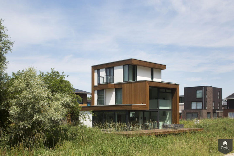 Villa hoge ramen red cedar-HOYT Architecten & Bouwmanagers-alle,Exterieur vrijstaand-OBLY