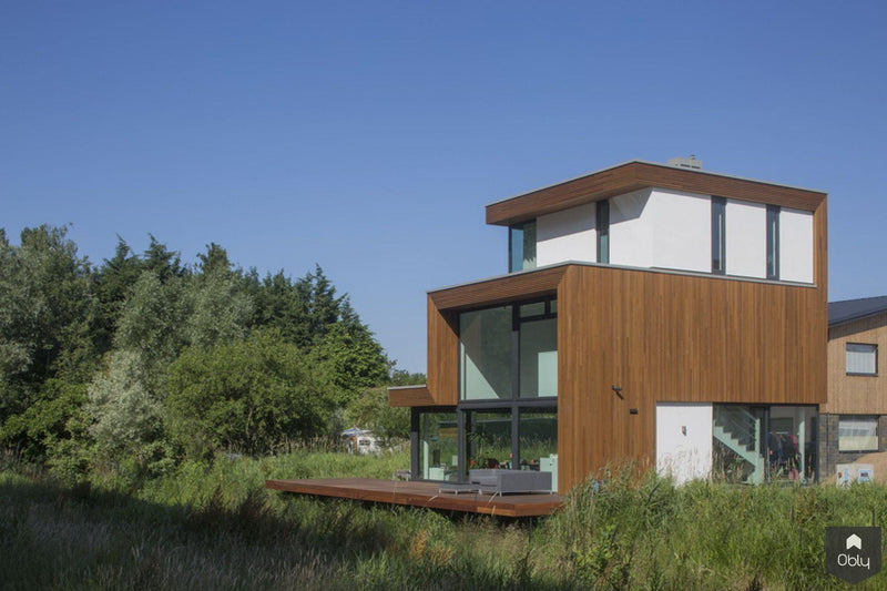 Villa hoge ramen red cedar-HOYT Architecten & Bouwmanagers-alle,Exterieur vrijstaand-OBLY