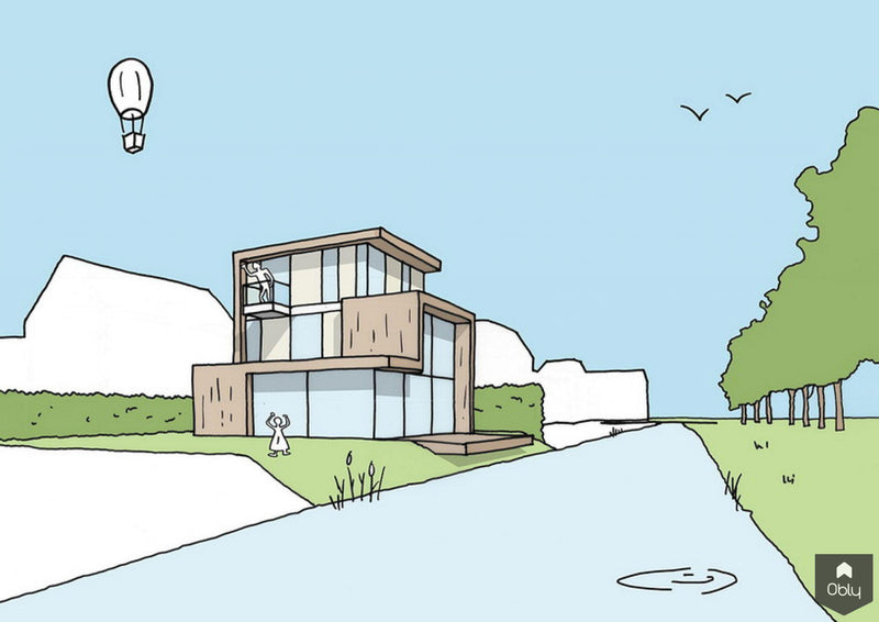 Villa hoge ramen red cedar-HOYT Architecten & Bouwmanagers-alle,Exterieur vrijstaand-OBLY