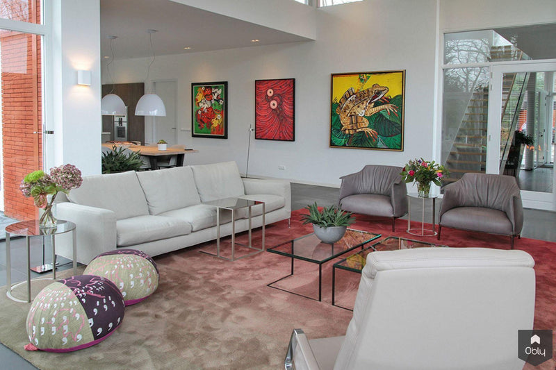 Villa met kleurrijk design-Doreth Eijkens | Interieur Architectuur-alle,Woonkamer-OBLY