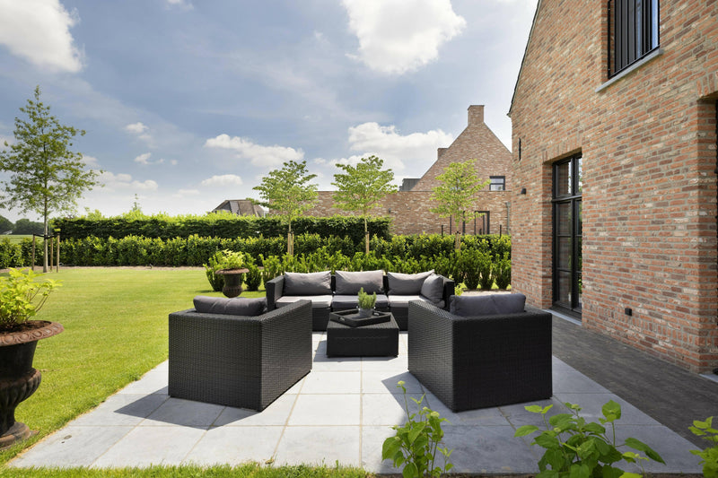 Villa met tijdloos natuursteen-Van den Heuvel & Van Duuren-tuin-OBLY