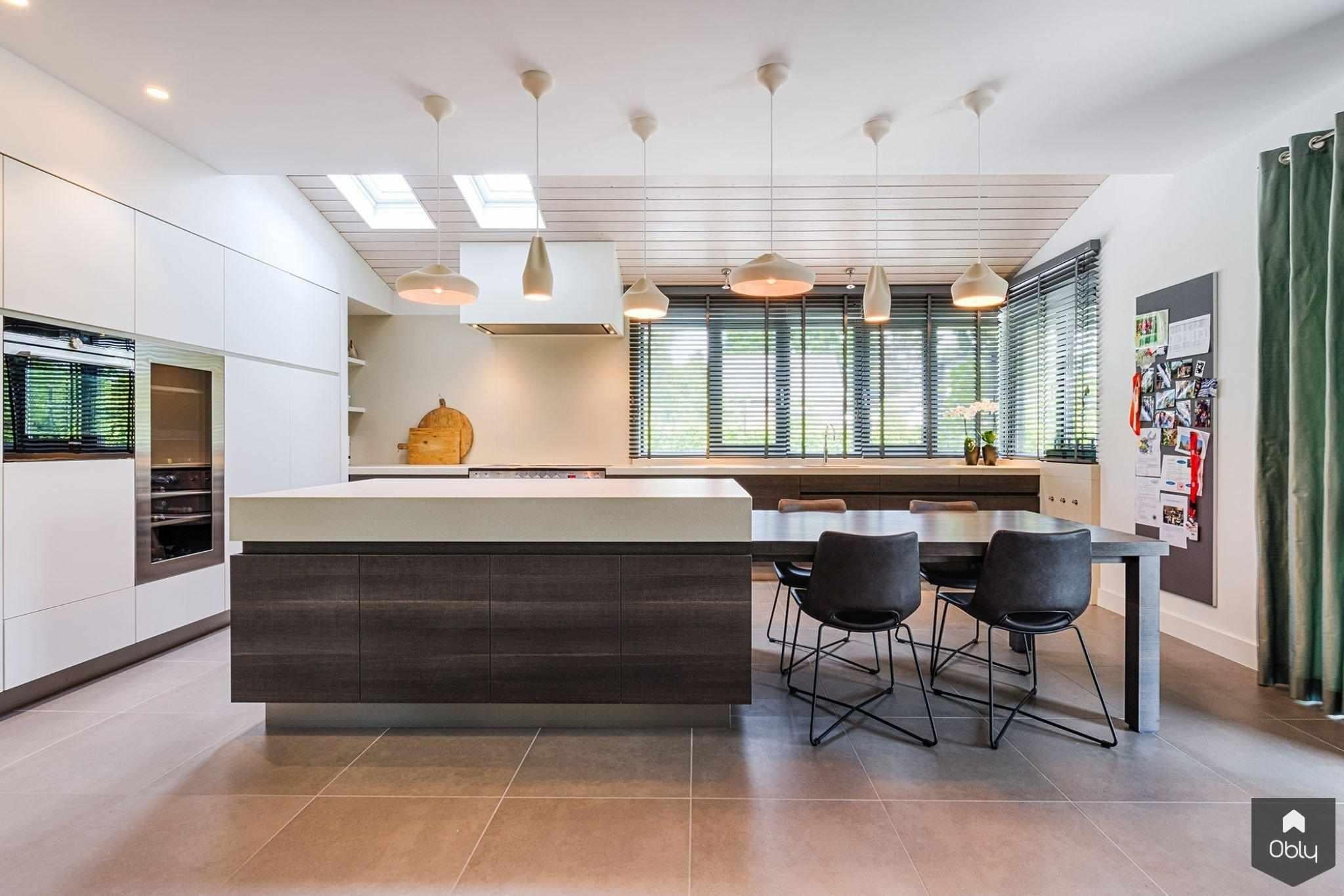 Villa ontwerp-DWB2C-alle,architect villa interieur,Keuken,luxe villa met zwembadhuis,moderne design villa utrecht,moderne villa met open leefruimte,villa ontwerp utrecht-OBLY