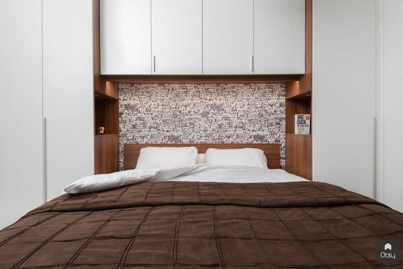 Warme maatwerk slaapkamer van notenhout-De Suite-alle,Slaapkamer-OBLY