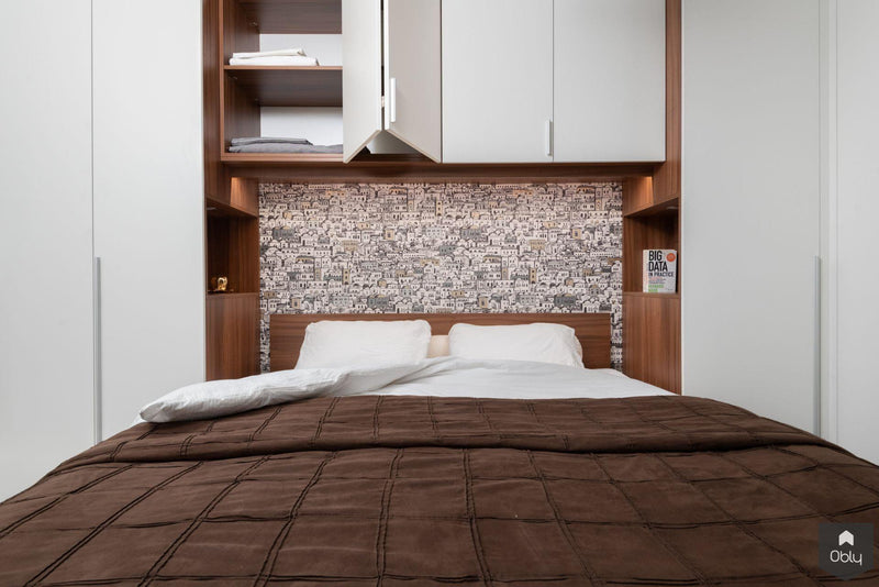 Warme maatwerk slaapkamer van notenhout-De Suite-alle,Slaapkamer-OBLY