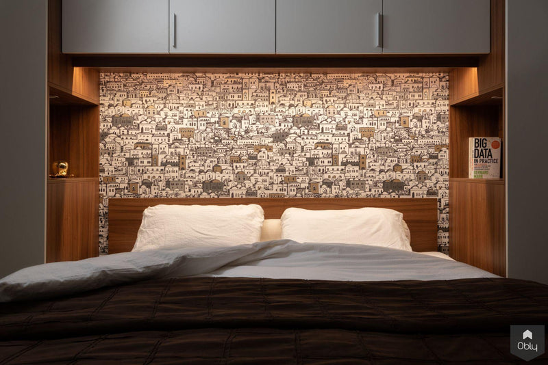 Warme maatwerk slaapkamer van notenhout-De Suite-alle,Slaapkamer-OBLY