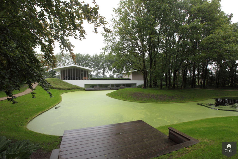 Waterdoorlatende tuin bij villa-Kamsteeg Tuinen-alle,Tuinen-OBLY