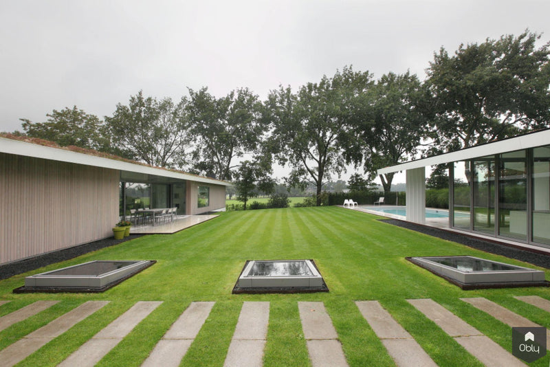 Waterdoorlatende tuin bij villa-Kamsteeg Tuinen-alle,Tuinen-OBLY