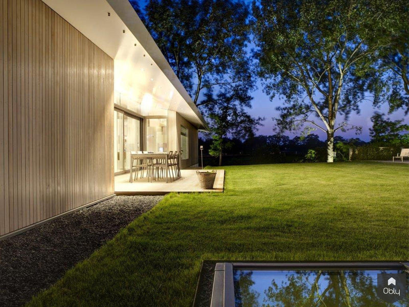 Waterdoorlatende tuin bij villa-Kamsteeg Tuinen-alle,Tuinen-OBLY