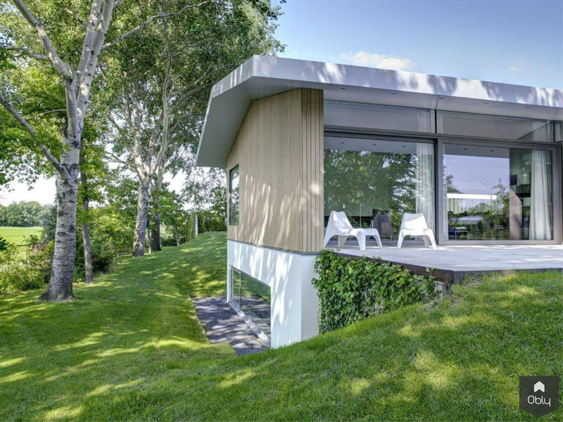 Waterdoorlatende tuin bij villa-Kamsteeg Tuinen-alle,Tuinen-OBLY