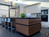 Wilhagen keukens | Keuken LEICHT Topos in walnotenhout-Wildhagen Design Keukens-alle,Keuken-OBLY