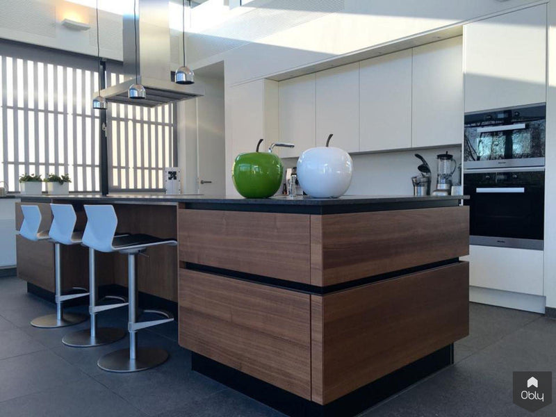 Wilhagen keukens | Keuken LEICHT Topos in walnotenhout-Wildhagen Design Keukens-alle,Keuken-OBLY