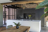 Wit Corian kookeiland-Cora Techniek-keuken-Wit Corian kookeiland in woonboerderi-OBLY