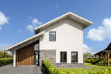 Wit gestucte nieuwbouwwoning-BNLA architecten-alle,Exterieur vrijstaand,Vrijstaand-Wit gestucte nieuwbouwwoning | OBLY.com-OBLY