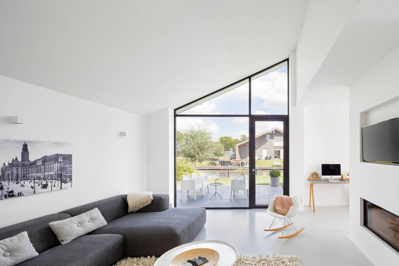 Wit gestucte nieuwbouwwoning-BNLA architecten-alle,Exterieur vrijstaand,Vrijstaand-Wit gestucte nieuwbouwwoning | OBLY.com-OBLY