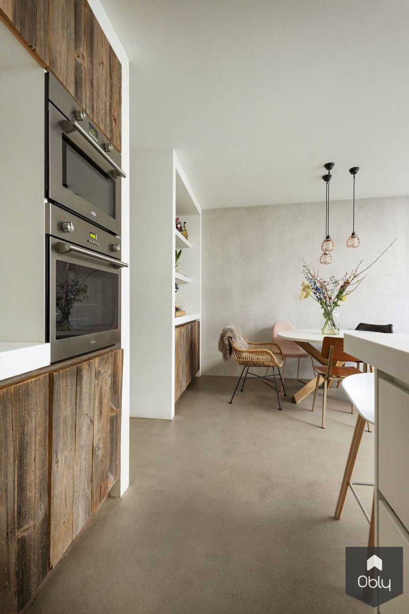 Witte keuken met barnwood-Restyle-XL-alle,Keuken-OBLY