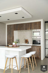Witte keuken met barnwood-Restyle-XL-alle,Keuken-OBLY