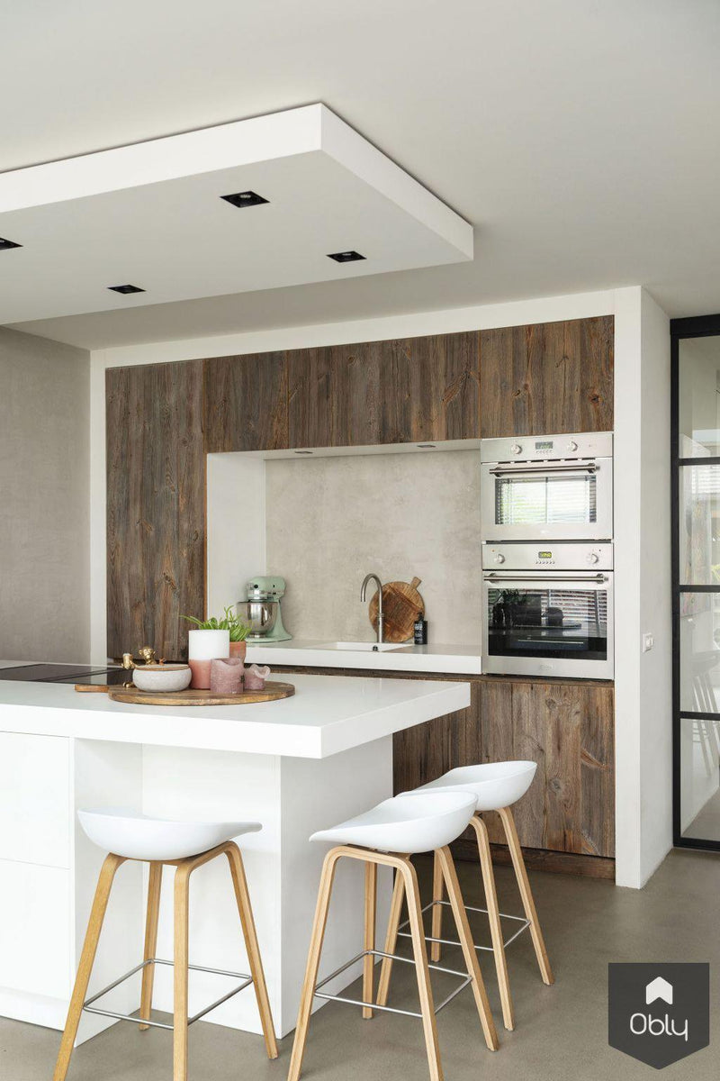 Witte keuken met barnwood-Restyle-XL-alle,Keuken-OBLY