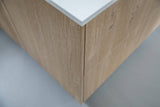 Witte keuken met eiken fineer kastenwand-Ergoform-alle,Keuken-OBLY