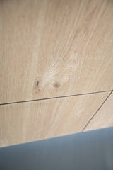 Witte keuken met eiken fineer kastenwand-Ergoform-alle,Keuken-OBLY