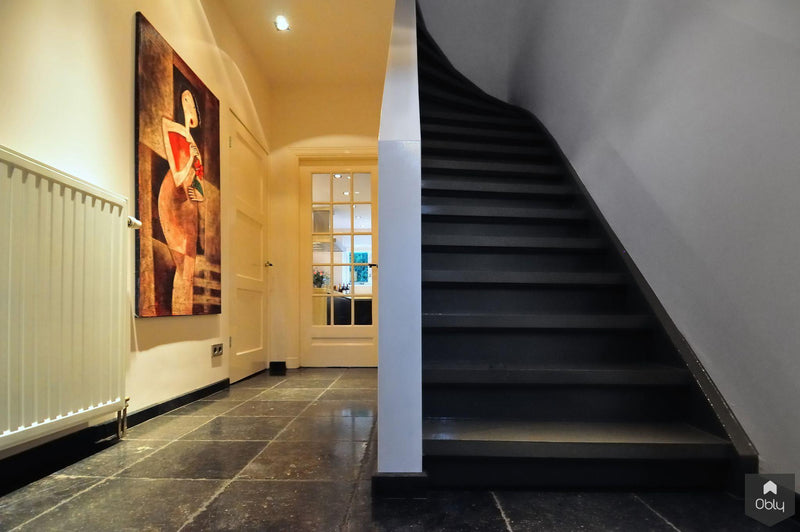 Woonhuis Bussum-Maxim Winkelaar Architects-alle,Entree hal trap-OBLY