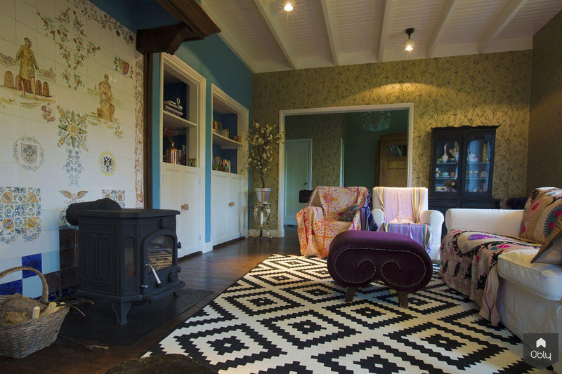 Woonkamer Rijksmonument boerderij Blaricum-Suzanne-Holtz-Studio-alle,Woonkamer-OBLY
