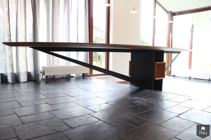 XL-tafel-Blokvorm Architectuur-alle, Eetkamer-OBLY