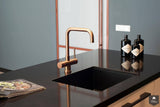 Zwarte keuken met koperen details-Kitchenstudio-alle,Keuken-Zwarte keuken met koperen details | OBLY.com-OBLY