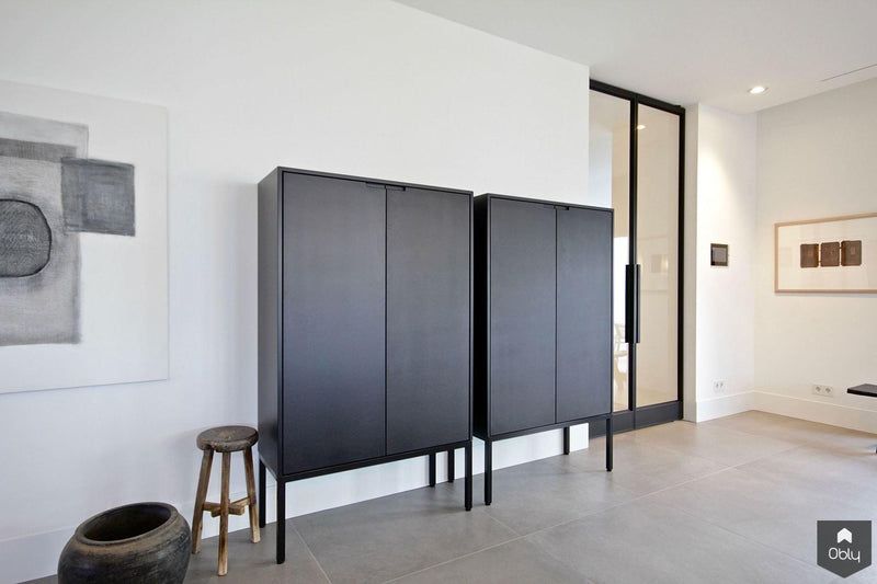 Zwarte moderne designkeuken-Klein Design-alle,Keuken-OBLY