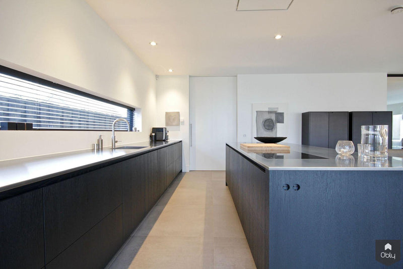 Zwarte moderne designkeuken-Klein Design-alle,Keuken-OBLY