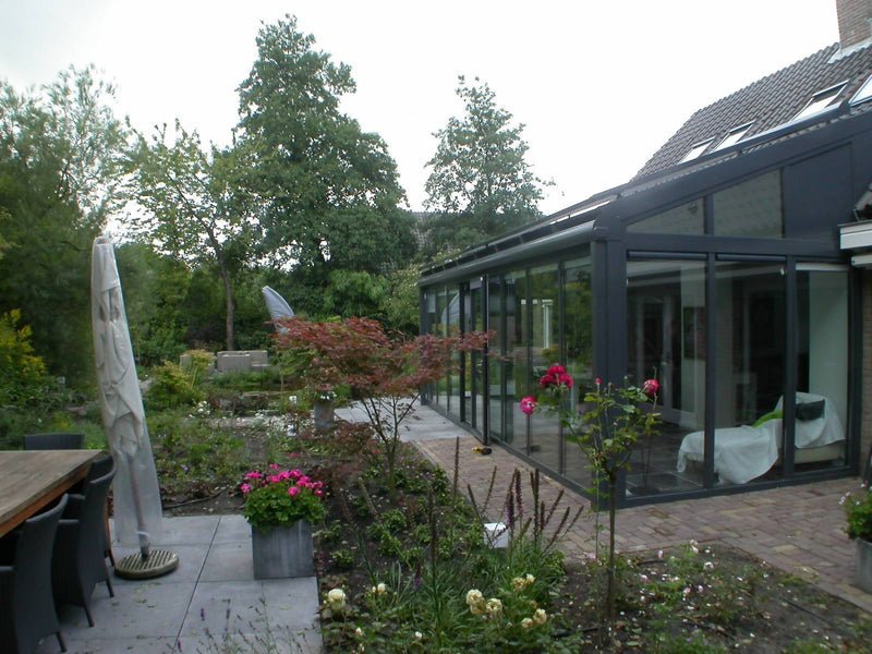 Zwarte serre aanbouw-Goes serres-Aanbouw-OBLY