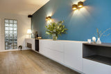 Zwevend dressoir op maat-Paul Theuws Interieur-woonkamer-Zwevend dressoir op maat met vakken-OBLY