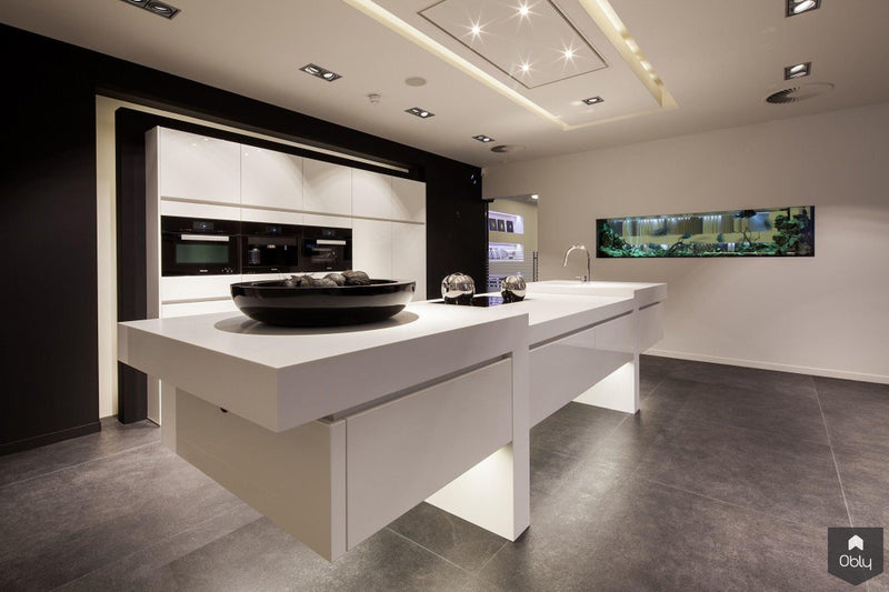 Zwevend eiland met Corian werkblad-Cora Techniek-alle,Keuken-OBLY