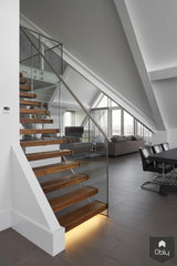 Zwevende trap penthouse-EeStairs-alle,Entree hal trap-OBLY