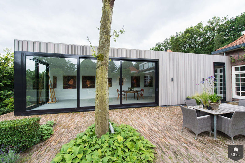 Atelier voor portretschilder in Breda-Van Os Architecten-Aanbouw, alle-OBLY