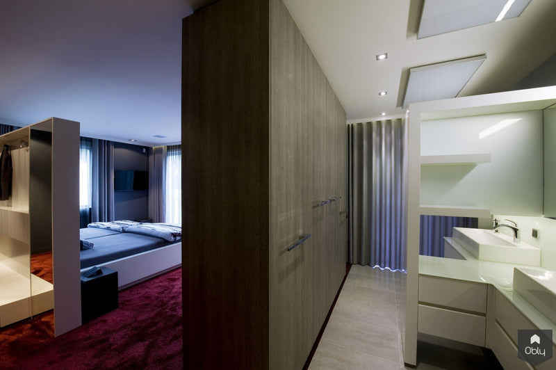 Badkamer en slaapkamer interieur villa-Paul Theuws Interieur-alle, Slaapkamer-OBLY