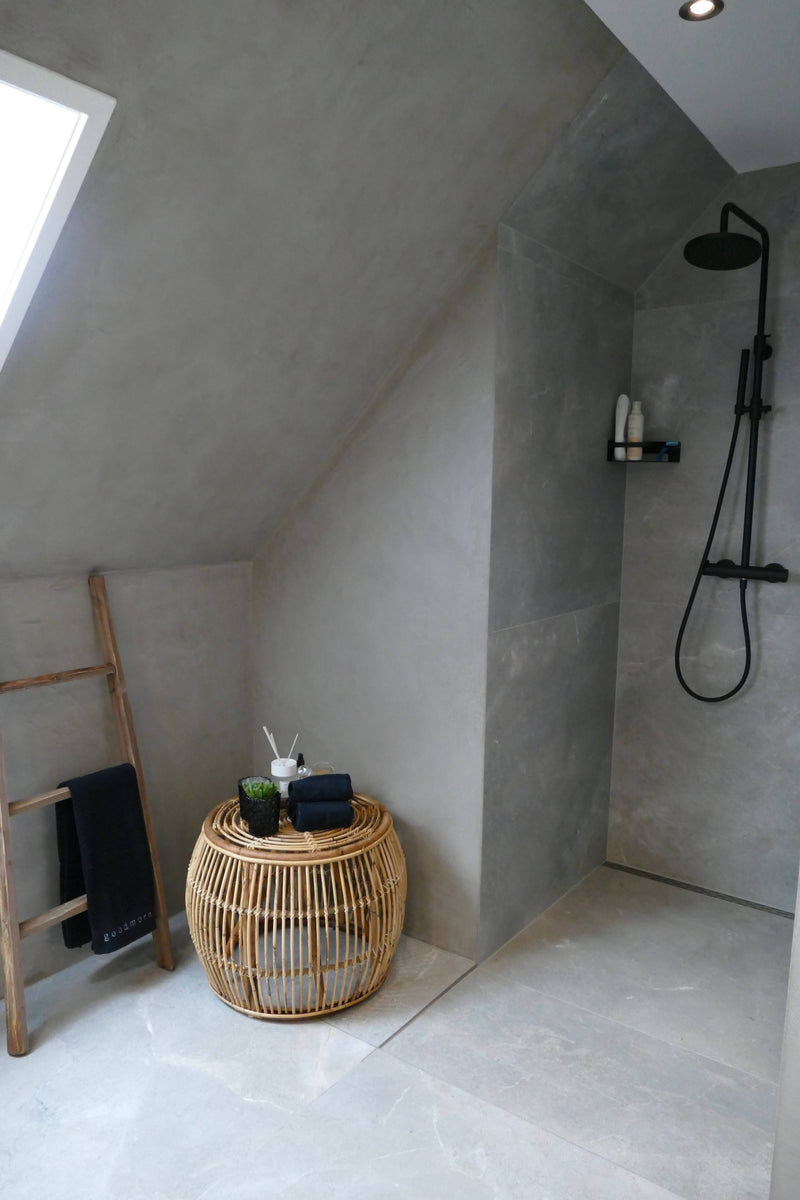 Badkamer ontwerp boerberij-Lifs Interior Design-Badkamer-Ontwerp badkamer in Boerderij -OBLY
