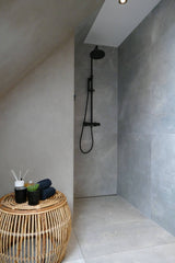 Badkamer ontwerp boerberij-Lifs Interior Design-Badkamer-Ontwerp badkamer in Boerderij -OBLY