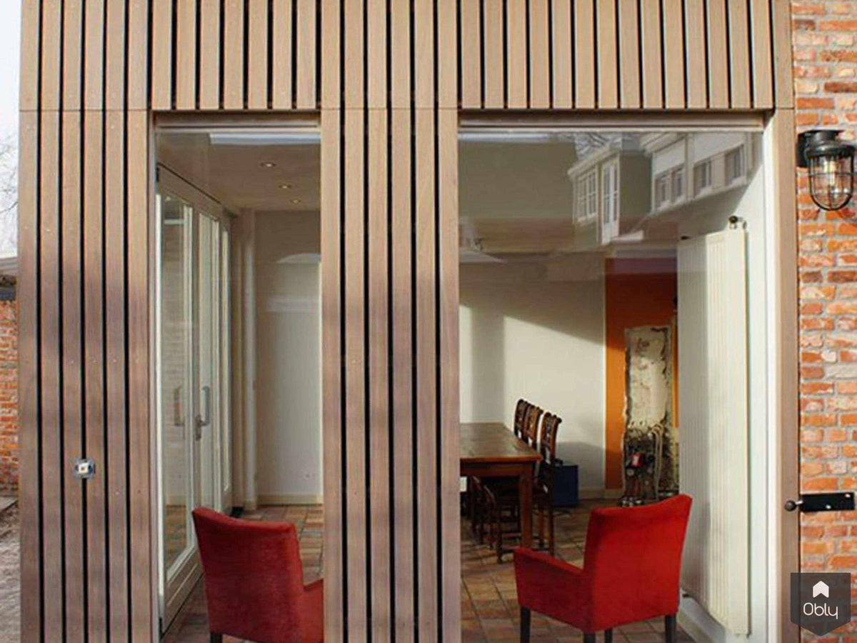 boerderijtje uitbouw-Jan Couwenberg Architectuur-Aanbouw,alle,architectuur ontwerp,boerderij renovatie,eigentijdse architectuur,houten gevelbekleding,landelijke woning,moderne aanbouw,woning uitbouw-OBLY